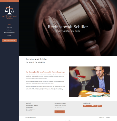 editly-Theme Demo-Rechtsanwalt